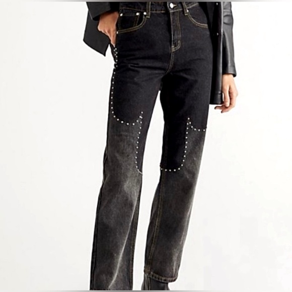 🆕 NWOT Free People • Milk It, Blaze Jeans • Black/Noir • 32 - Picture 5 of 16